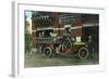 Rochester, Minnesota - Central Fire Station Exterior with Fire Truck-Lantern Press-Framed Art Print