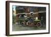 Rochester, Minnesota - Central Fire Station Exterior with Fire Truck-Lantern Press-Framed Art Print