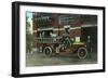 Rochester, Minnesota - Central Fire Station Exterior with Fire Truck-Lantern Press-Framed Art Print