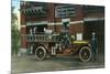 Rochester, Minnesota - Central Fire Station Exterior with Fire Truck-Lantern Press-Mounted Premium Giclee Print