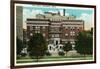 Rochester, Minnesota - Exterior View of the Clinic-Lantern Press-Framed Art Print