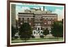 Rochester, Minnesota - Exterior View of the Clinic-Lantern Press-Framed Art Print