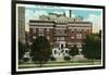 Rochester, Minnesota - Exterior View of the Clinic-Lantern Press-Framed Art Print