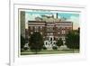 Rochester, Minnesota - Exterior View of the Clinic-Lantern Press-Framed Premium Giclee Print