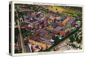 Rochester, New York - Aerial View of Kodak Park-Lantern Press-Stretched Canvas