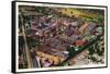 Rochester, New York - Aerial View of Kodak Park-Lantern Press-Framed Stretched Canvas