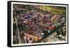 Rochester, New York - Aerial View of Kodak Park-Lantern Press-Framed Stretched Canvas