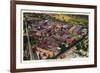 Rochester, New York - Aerial View of Kodak Park-Lantern Press-Framed Art Print