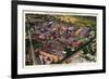 Rochester, New York - Aerial View of Kodak Park-Lantern Press-Framed Art Print