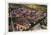 Rochester, New York - Aerial View of Kodak Park-Lantern Press-Framed Art Print