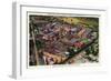 Rochester, New York - Aerial View of Kodak Park-Lantern Press-Framed Art Print