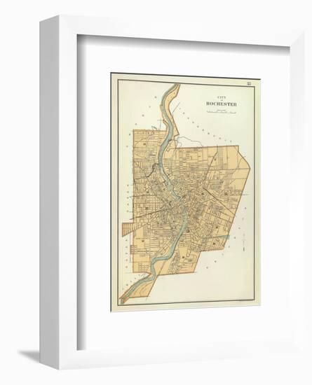 Rochester, New York, c.1895-Joseph Rudolf Bien-Framed Art Print