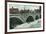 Rochester, New York - Court Street Bridge and Genesee at High Water View-Lantern Press-Framed Premium Giclee Print