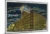 Rochester, New York - Eastman Kodak Office Bldg at Night-Lantern Press-Mounted Art Print