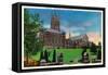 Rochester, New York - Exterior View of Colgate Divinity School-Lantern Press-Framed Stretched Canvas