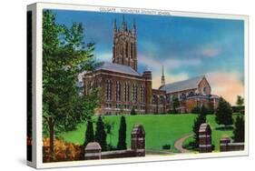 Rochester, New York - Exterior View of Colgate Divinity School-Lantern Press-Stretched Canvas