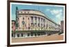 Rochester, New York - Exterior View of Eastman Theatre and School of Music-Lantern Press-Framed Art Print