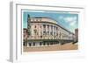 Rochester, New York - Exterior View of Eastman Theatre and School of Music-Lantern Press-Framed Art Print