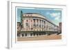 Rochester, New York - Exterior View of Eastman Theatre and School of Music-Lantern Press-Framed Art Print