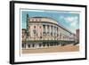 Rochester, New York - Exterior View of Eastman Theatre and School of Music-Lantern Press-Framed Art Print