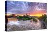 Rochester, New York - Falls View-Lantern Press-Stretched Canvas