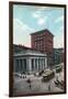 Rochester, New York - Nat'l Bank and Trust and Saft Deposit Co Bldgs-Lantern Press-Framed Art Print