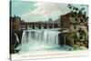 Rochester, New York - Upper Falls of the Genesee River-Lantern Press-Stretched Canvas