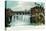 Rochester, New York - Upper Falls of the Genesee River-Lantern Press-Stretched Canvas