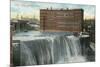 Rochester, New York - View of First Falls-Lantern Press-Mounted Premium Giclee Print