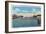 Rochester, NY - Charlotte Harbor View of Rochester Port and NY Naval Militia-Lantern Press-Framed Art Print