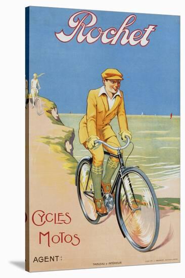 Rochet Cycles Motos Poster-null-Stretched Canvas