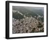 Rocinha Favela, elevated view, Rio de Janeiro, Brazil, South America-Karol Kozlowski-Framed Photographic Print