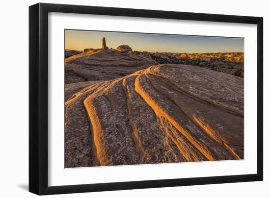 Rock Abstract, Moab, Utah-John Ford-Framed Photographic Print