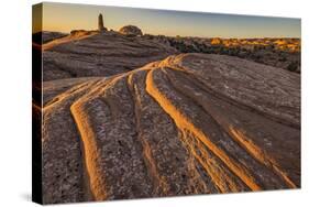 Rock Abstract, Moab, Utah-John Ford-Stretched Canvas