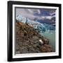 Rock and Glacier-Howard Ruby-Framed Photographic Print