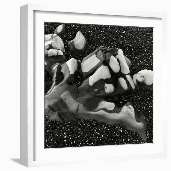 Rock and Pebbles, Pebble Beach, California, 1976-Brett Weston-Framed Photographic Print