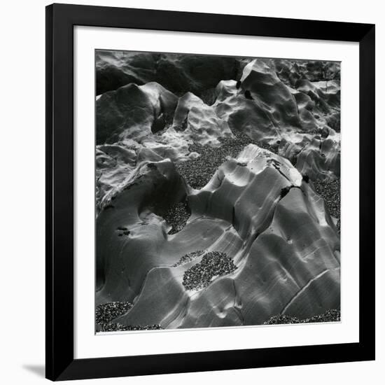 Rock and Pebbles, Pebble Beach, California, c. 1968-Brett Weston-Framed Photographic Print