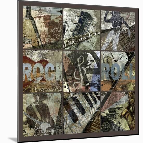 Rock and Roll 9-Patch- with Grid-Eric Yang-Mounted Art Print