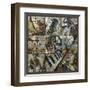 Rock and Roll 9-Patch- with Grid-Eric Yang-Framed Art Print