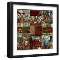 Rock and Roll 9-Patch-Eric Yang-Framed Art Print