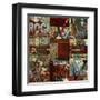 Rock and Roll 9-Patch-Eric Yang-Framed Art Print