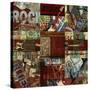 Rock and Roll 9-Patch-Eric Yang-Stretched Canvas