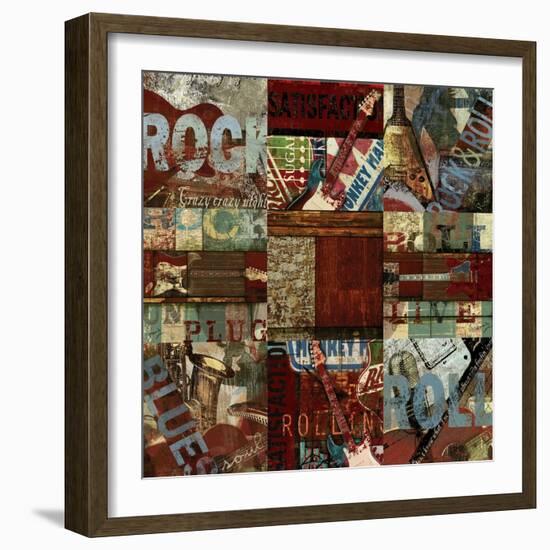 Rock and Roll 9-Patch-Eric Yang-Framed Art Print