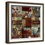 Rock and Roll 9-Patch-Eric Yang-Framed Art Print