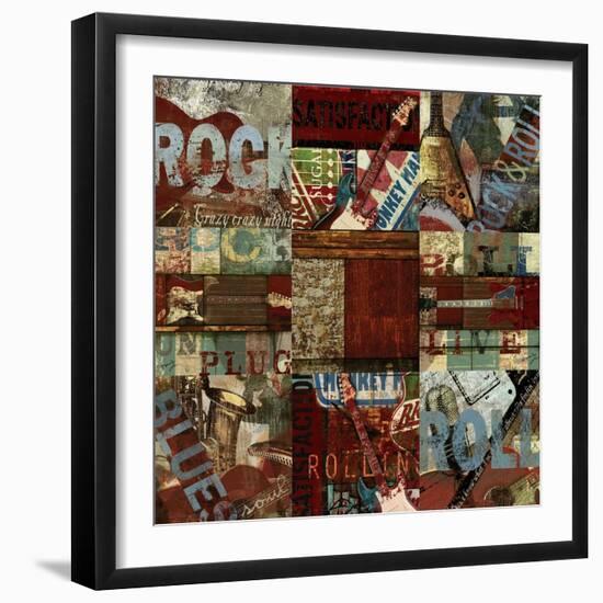 Rock and Roll 9-Patch-Eric Yang-Framed Art Print