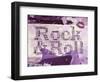 Rock and Roll Kiss-Diane Stimson-Framed Art Print