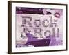 Rock and Roll Kiss-Diane Stimson-Framed Art Print