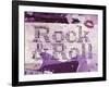 Rock and Roll Kiss-Diane Stimson-Framed Art Print