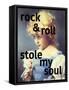 Rock and Roll Soul-Eccentric Accents-Framed Stretched Canvas