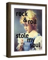 Rock and Roll Soul-Eccentric Accents-Framed Art Print